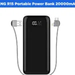 ANG R15 Power Bank With 3 in 1 Built in Cable 20000mAh