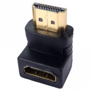 Right Angled HDMI Adapters 90 Degree Gold Plated Connectors | Male to Female 4K UHD